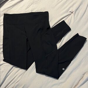 Black Lululemon leggings size 6